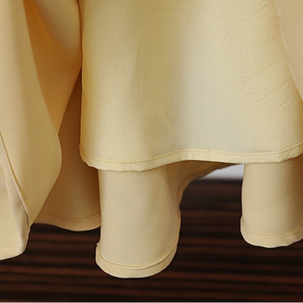 💛Chanel style Yellow Blazer Jacket And Straight Skirt Set💛 - Picture 8 of 9
